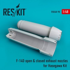 1/48 Grumman F-14 (D) Tomcat Open & Closed Exhaust Nozzles for Hasegawa Kit 