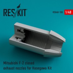 1/48 Mitsubishi F-2 Closed Exhaust Nozzles for Hasegawa kits