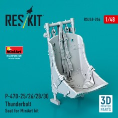 1/48 P-47D-25/26/28/30 Thunderbolt Seat for MiniArt kit