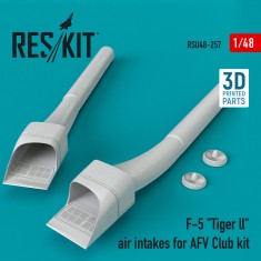 1/48 F-5 Tiger II Air Intakes for AFV Club kit (3D Printing)