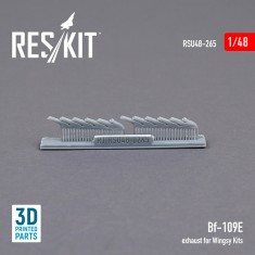 1/48 Messerschmitt Bf-109E Exhaust for Wingsy Kits