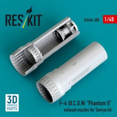 1/48 F-4 (B, C, D, N) Phantom II Exhaust Nozzles for Tamiya kit