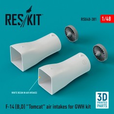 1/48 F-14 (B,D) Tomcat Air Intakes for Great Wall Hobby kit (3D Printed)