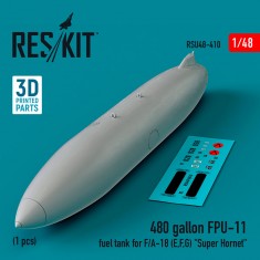 1/48 480 Gallon FPU-11 Fuel Tank for F/A-18 (E/F/G) Super Hornet (1pc)