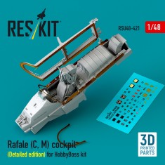 1/48 Rafale (C, M) Cockpit (Detailed edition) for HobbyBoss kit