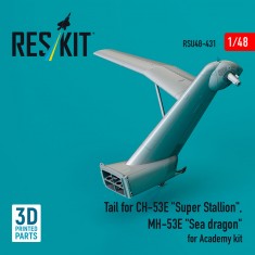 1/48 CH-53E Super Stallion, MH-53E Sea Dragon Tail for Academy kit