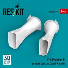 1/48 F-4 Phantom II Air Intake Ducts for Zoukei-Mura Kit