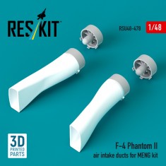 1/48 F-4 Phantom II Air Intake Ducts for Meng Kit