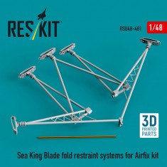 1/48 Sea King Blade Fold Restraint Systems for Airfix Kit