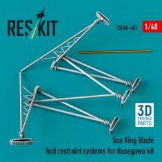 1/48 Sea King Blade Fold Restraint Systems for Hasegawa Kit