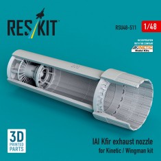 1/48 IAI Kfir Exhaust Nozzle for Kinetic / Wingman kit