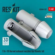 1/48 F/A-18 Hornet Exhaust Nozzles for Kinetic kit