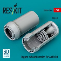 1/48 Jaguar Exhaust Nozzles for Airfix kit