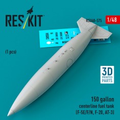 1/48 150 gallon Centerline Fuel Tank for F-5E/F/N, F-20, AT-3 (1pc)
