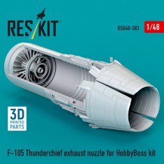 1/48 F-105 Thunderchief Exhaust Nozzle for HobbyBoss kit