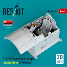1/48 P-47M Thunderbolt Cockpit (Detailed edition) for MiniArt kit