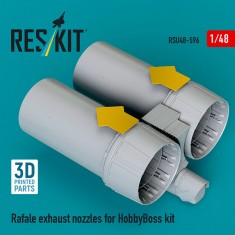 1/48 Rafale Exhaust Nozzles for HobbyBoss kit