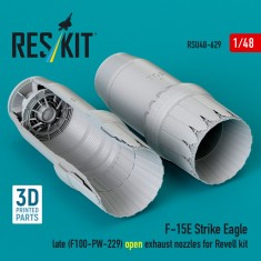 1/48 F-15E Strike Eagle Late (F100-PW-229) Open Exhaust Nozzles for Revell Kit