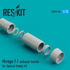 1/72 Mirage F.1 Exhaust Nozzles for Special Hobby kits