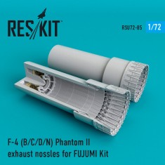 1/72 McDonnell Douglas F-4 Phantom II (B/C/D/N) Exhaust Nozzles for Fujimi Kit