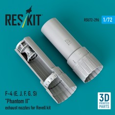 1/72 F-4 (E, J, F, G, S) Phantom II Exhaust Nozzles for Revell kit