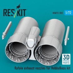 1/72 Rafale Exhaust Nozzles for HobbyBoss kit