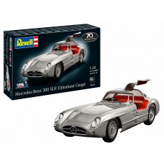 1/24 Mercedes-Benz 300 SLR 70th Anniversary Gift Set (kit, paints, adhesive, brushes)