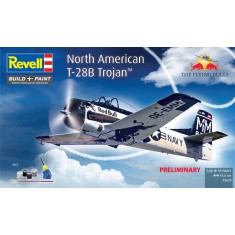 1/48 Flying Bulls T-28B Trojan Gift Set (kit, glue, brush, paints)