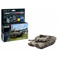 1/72 Model Set - Challenger 1 (kit, paints, brush, glue)