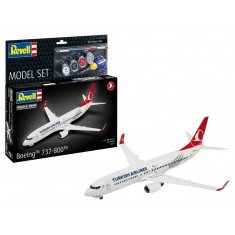 1/144 Model Set Boeing 737-800 ''Turkish Airlines'' (kit, paints, glue, brush)
