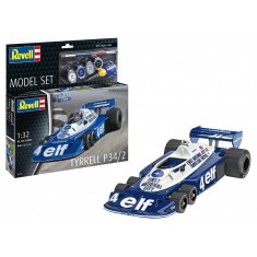 1/32 Model Set Tyrrel P34-2 6-Wheeler (kit, paints, glue, brush)