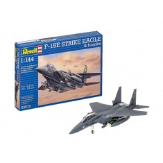 1/144 Starter Kit - F-15E Strike Eagle and Bombs (kits, Basic paints, brushes, glue)