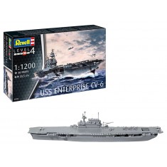 1/1200 Starter Kit - USS Enterprise CV-6 (kit, paints, brush, adhesive)
