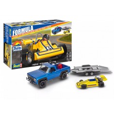 1/25 '78 Chevy Off-Road 4x4 with Malibu Grand Prix Virage and Trailer