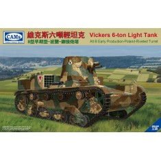 1/35 Poland Riveted Turret Vickers 6-Ton Light Tank (Alt B Early Production)
