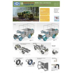 1/35 Bedford GS Lorry OXD Mk.I Early / Late (With interior) 2 in 1