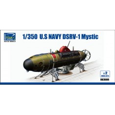 1/350 US Navy DSRV-1 (Deep Submergence Rescue Vehicle) Mystic (2 Sets)