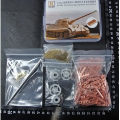 1/35 German Tiger II / Jagdtiger Metal Tracks [Plated Copper Version]