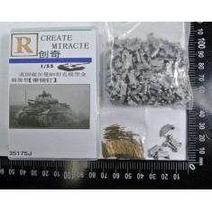 1/35 US Sherman M4 Tank Metal Tracks 