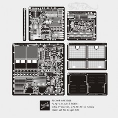 1/35 PzKpfw VI Ausf.E Tiger I Initial sPzAbt.501 Basic Detail Set for Dragon kits
