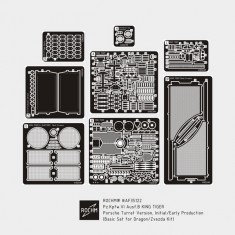 1/35 PzKpfw VI Ausf.B King Tiger Porsche Ver. Initial/Early Detail Set for Dragon kits