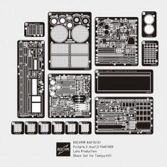 1/35 PzKpfw V Panther Ausf.D Late Production Basic Detail Set for Tamiya kits