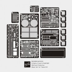 1/35 PzKpfw V Panther Ausf.A Mid/Late Basic Detail Set for Takom Models
