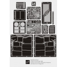 1/35 PzKpfw VI Ausf.B King Tiger Porsche Ver. Initial/Early Super Detail Set for Dragon