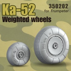 1/35 Kamov Ka-52 Weighted Wheels Set for Trumpeter kit
