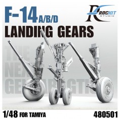 1/48 F-14 A/B/D Next-Gen Landing Gears Catapult Launch Configuration for Tamiya kit