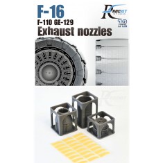 1/72 F-16 Fighting Falcon Exhaust Nozzles for Tamiya (closed)