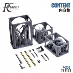 1/72 F-35B Lightning II Landing Gear (Parked) for Tamiya Kit