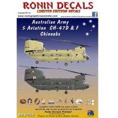 Decals for 1/48 AAAC CH-47D/F Chinooks with Nose Art for Italeri kits