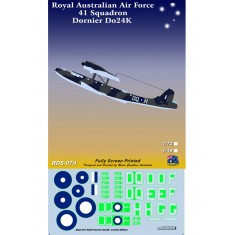 Decals for 1/48 Royal Australian Air Force 41 Squadron Dornier Do24K